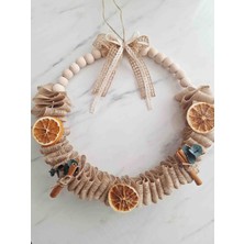 Seka Bohem Kapı Süsü Portakal Tarçın Süslemeli