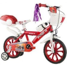 Feyza Design Kırmızı Lüx Çocuk Bisikleti, 4-7 Yaş, Eğlenceli ve Şık Tasarım