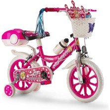 Feyza Design Çocuk Bisikleti, Pembe, 15 Jant, Eğlenceli ve Rahat Sürüş Keyfi