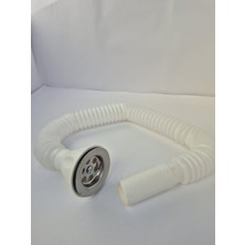 Mehmet Öztürk Körüklü Sifon | Lavabo Gider Bağlantısı | Esnek Boru 70 cm