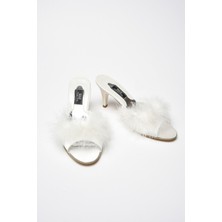 Miss Ayza G&c Tüylü Gelin Terliği 155