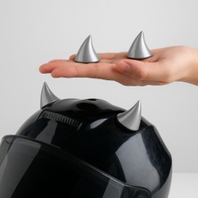 Feyza Design Boynuzlu Kask Aksesuarı, Sağ ve Sol Takım, Güvenli ve Şık Tasarım