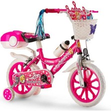 Feyza Design Pembe Çocuk Bisikleti 15 Jant, Renkli ve Şık Tasarım, 4-7 Yaş Uygun