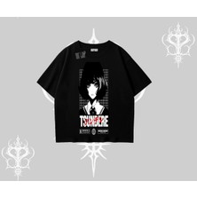 Oversize Tshirt Tsundere Anime Japanese Style Baskılı