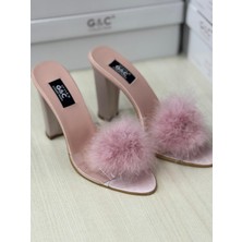 Miss Ayza Gc 158 Hediyelik & Çeyizlik Taşlı Tüylü Terlik