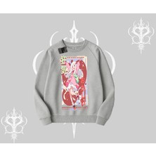 Biskilet Sweatshirt Madness Unleashed Anime Girl Baskılı