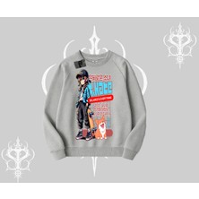 Biskilet Sweatshirt Anime Hiker Girl Balance Is Everything Baskılı