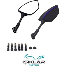 Hsb Sym Allo 125 Mavi Çizgili Ayna IA426515