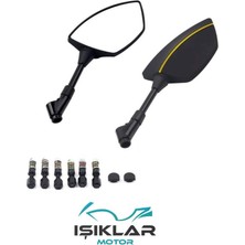 Hsb Yamaha Deligt 115 Sarı Çizgili Ayna IA426268