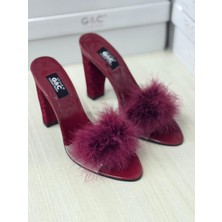 Miss Ayza Gc 158 Hediyelik & Çeyizlik Taşlı Tüylü Terlik