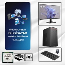 Dagmor BN2015041 Intel I5 3470 16GB Ram 480 GB SSD 19'' Ekran Full Set Masaüstü Bilgisayar Kasası +Wifi