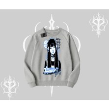 Biskilet Sweatshirt Cyber Y2K Anime Girl Street Sound Aesthetic