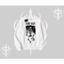 Biskilet Sweatshirt Punk Rock Chaos Skeleton Riot