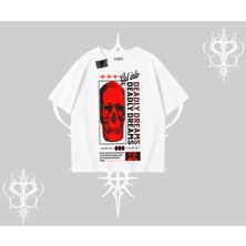 Oversize Tshirt Deadly Dreams Skull Redcore Street Manifest