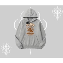 Kapşonlu Sweatshirt Cute Capybara Enjoying Ramen Noodles Artwork