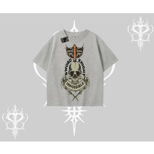 Oversize Tshirt Sword Knight Skull Impossible Street Creed