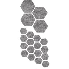 Shaco Design 20 Adet Zemin Koruyucu Yapışkan Keçe 20-40 mm