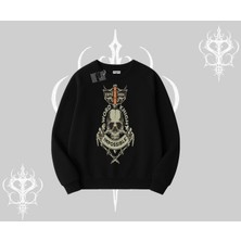 Biskilet Sweatshirt Sword Knight Skull Impossible Street Creed
