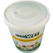 İnnoWet Çiçek Bahçesi Kokulu Yuvarlak Kova Islak Mendil – Yüzey Temizlik Havlusu 300 Yaprak