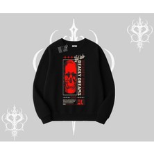 Biskilet Sweatshirt Deadly Dreams Skull Redcore Street Manifest