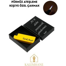 Pürmüz Ateşleme Kişiye Özel Çakmak ve Kutu