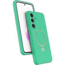 Tncline CPT83 Samsung Galaxy S25 Fe Regal Magsafe Standlı Kapak - Yeşil