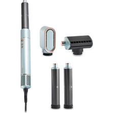 Feyza Design Su Yeşili Saç Kurutma ve Şekillendirme Seti, Hızlı ve Kolay Kullanım