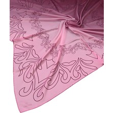 Mim Eşarp ve Şal Valino Degrade Desenli Şifon Eşarp – 90X90 cm