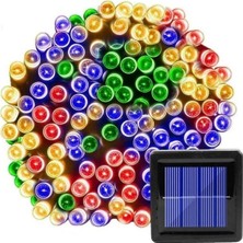 Özbience Rgb Solar Bahçe Aydınlatma, 12 Metre, 100 Led, Enerjili Dekorasyon