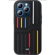 Sidens Store HDD iPhone 15 Pro Max Kılıf Roma Kapak- Siyah