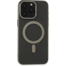 Sidens Store Newface iPhone 15 Pro Max Kılıf Lodos Magneticsafe Mat Kapak - Titan Gri
