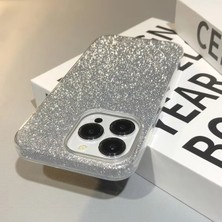 Egstech Apple Iphone 12 / 12 Pro Kılıf Simli Parlak Sert Tpu+Pc Dayanıklı Kılıf