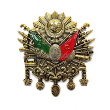 LTG Nova LG-NKT506 - Osmanlı Devlet Arması Kabartma Logo Vidalı Büyük 12X11CM Gold