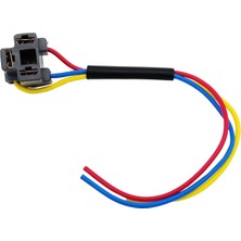 LTG Nova H4 Atom Far Fişi Ampul Soketi 1.5mm Lehimli Plastik 1 Adet