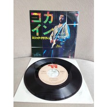 Plakperest Eric Clapton –  Co.aine  - 1978  Japonya  Basım 45LIK Plak-2.el