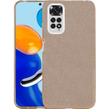 Egstech Xiaomi Redmi Note 11S Global Kılıf Simli Parlak Sert Tpu+Pc Dayanıklı Kılıf