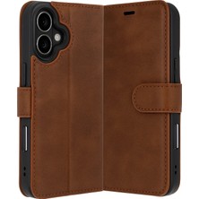 MMP Shop Iphone 17 Uyumlu Kamera Korumalı Kapaklı Standlı Kartlıklı Deri Kılıf