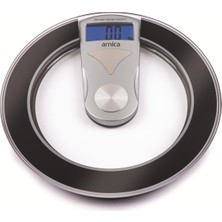 Arnica Şeffaf Cam Banyo Baskülü, Sağlam ve Hassas Ölçüm Özelliği
