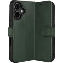 MMP Shop Iphone 17 Uyumlu Kamera Korumalı Kapaklı Standlı Kartlıklı Deri Kılıf