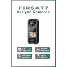 F7+ Thbpov Aksiyon Kamerası 180° Lens Dönüşü 2.7k 1080P Video Kaydı Güçlü Bataryalı Aksiyon Kamerası