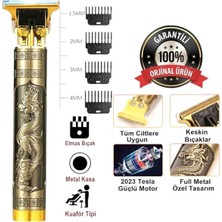 Feyza Design Kuru Kafa T Bıçaklı Sakal ve Ense Çizim Tıraş Makinesi