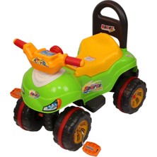 Feyza Design Çocuklar Için Renkli Pedallı Bisiklet ve Atv Ilk Arabam Yeşil