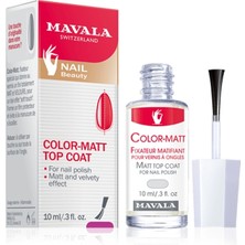 Mavala  Color Matt ve Kadifemsi Renk Matlaştırıcı Son Kat Cila 10ML