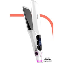 Feyza Design Diamond Dijital Ekran Keratin Seramik Geniş Plakalı Saç Düzleştirici