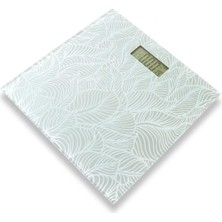 Feyza Design Dijital Banyo Baskülü, Şık ve Hassas Gri Tasarım, Sağlıklı Ölçüm