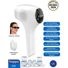 Feyza Design X20 Ipl Buz Lazer Epilasyon Cihazı, 999.999 Flash, Düğmeli Ekran