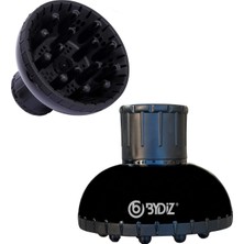 Feyza Design Profesyonel Difüzör, 4.2-5.2 cm Uyumlu, Yüksek Performanslı Fön Makineleri Için