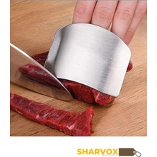 Sharvox 1 Adet Parmak Koruyucu Güvenli Dilimleme Aparatı Sebze-Meyve Doğrama Aparatı
