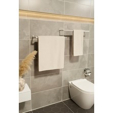 Grandmix Metal Banyo Havluluk Duvar Tipi Modern ve Minimalist Havlu Askısı 40 cm