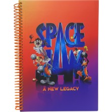 Space License Space Jam A New Legacy Spiralli Sert Kapak Kareli Defter 96 Yaprak